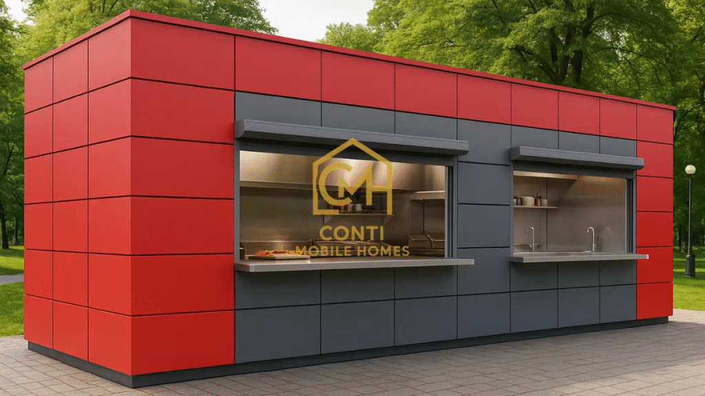 pawilon i kontener gastronomiczny