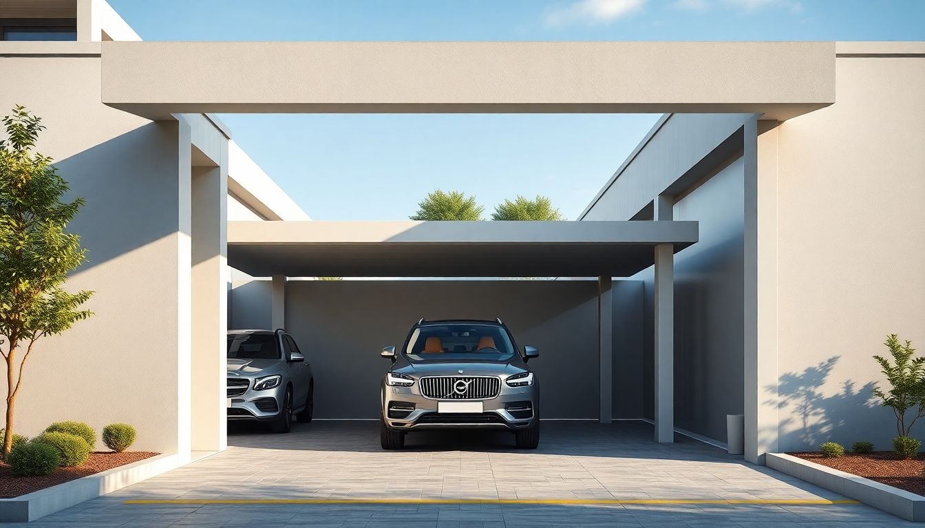 Nowoczesne wiaty garażowe: Minimalizm i funkcjonalność w jednym